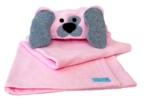 Toalla Perro (Disponible en rosa, cafe y azul) ha