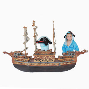bata de toalla de pirata para niños regalos