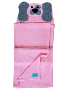 Toalla Perro (Disponible en rosa, cafe y azul) ha