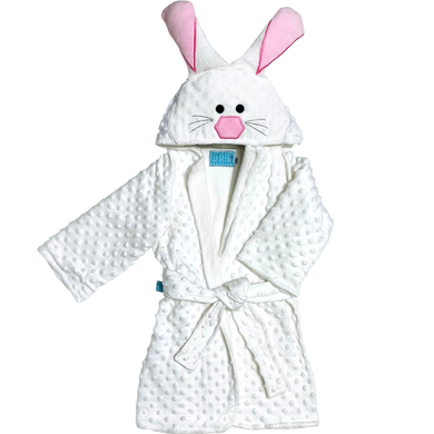 bata rosa de toalla conejo coneja regalo para bebe 