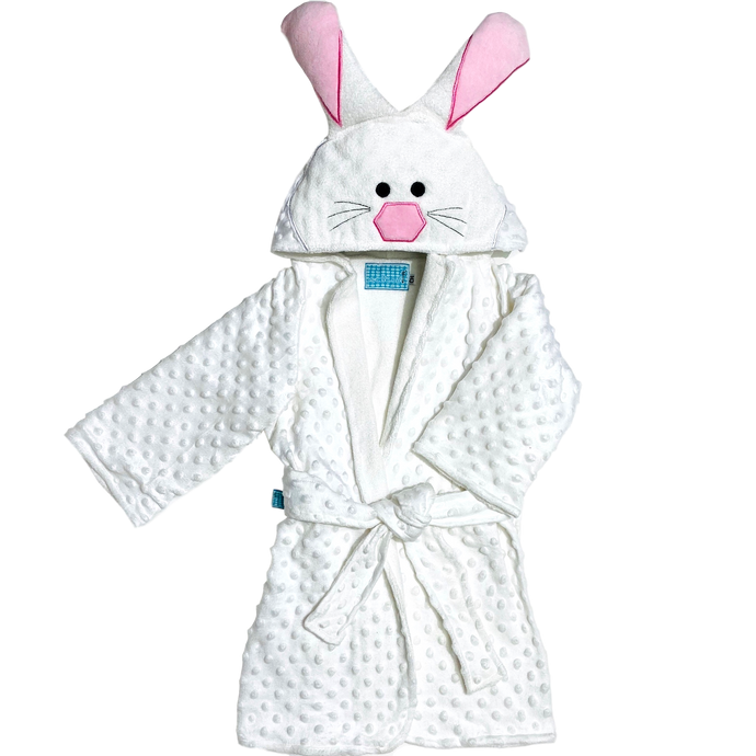 bata rosa de toalla conejo coneja regalo para bebe 