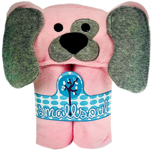 Toalla Perro (Disponible en rosa, cafe y azul) ha